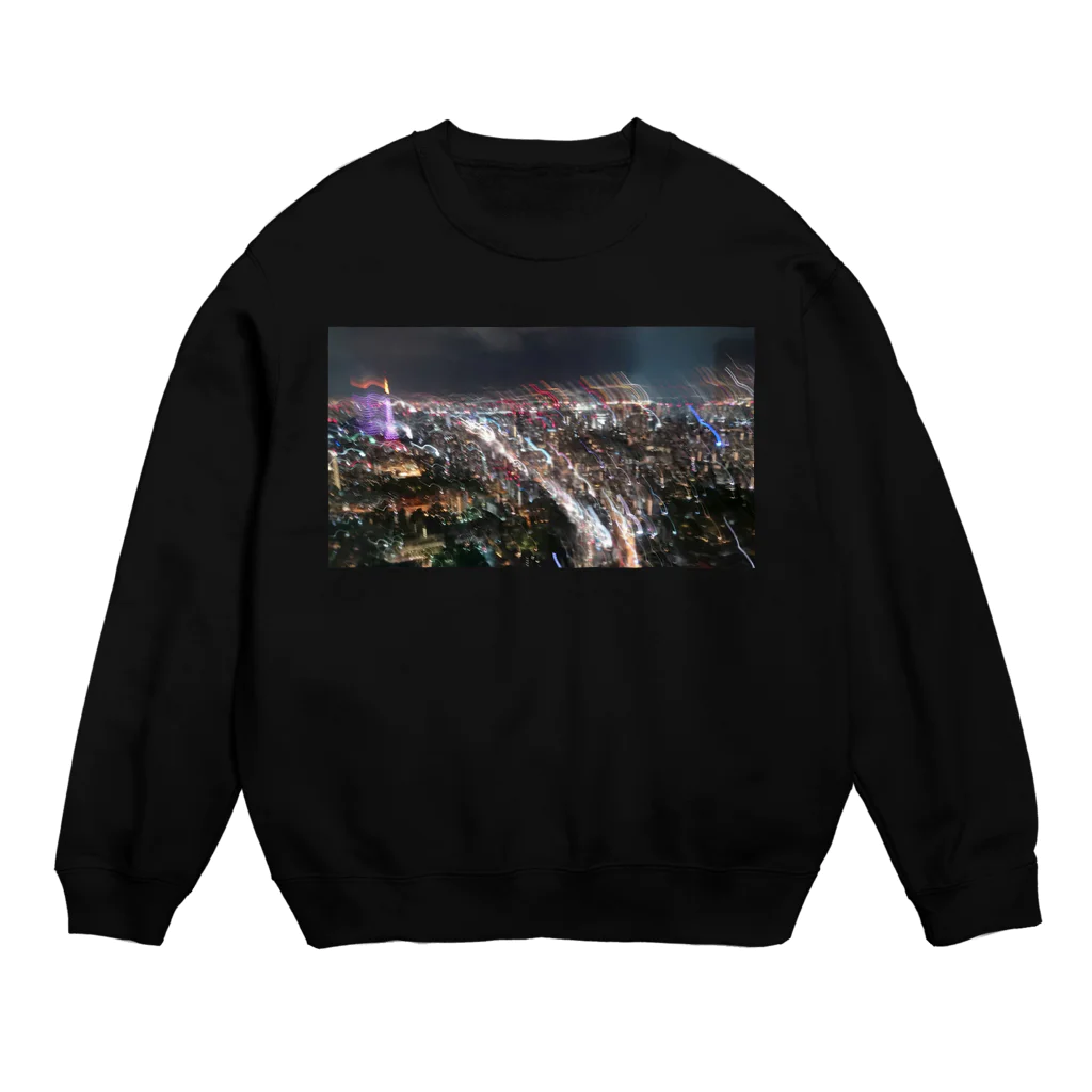 夾竹桃のnight diving Crew Neck Sweatshirt