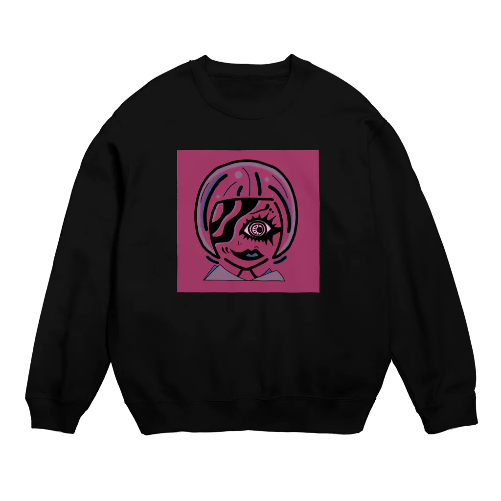 はるとんのちょっぴりブルーな女の子 Crew Neck Sweatshirt