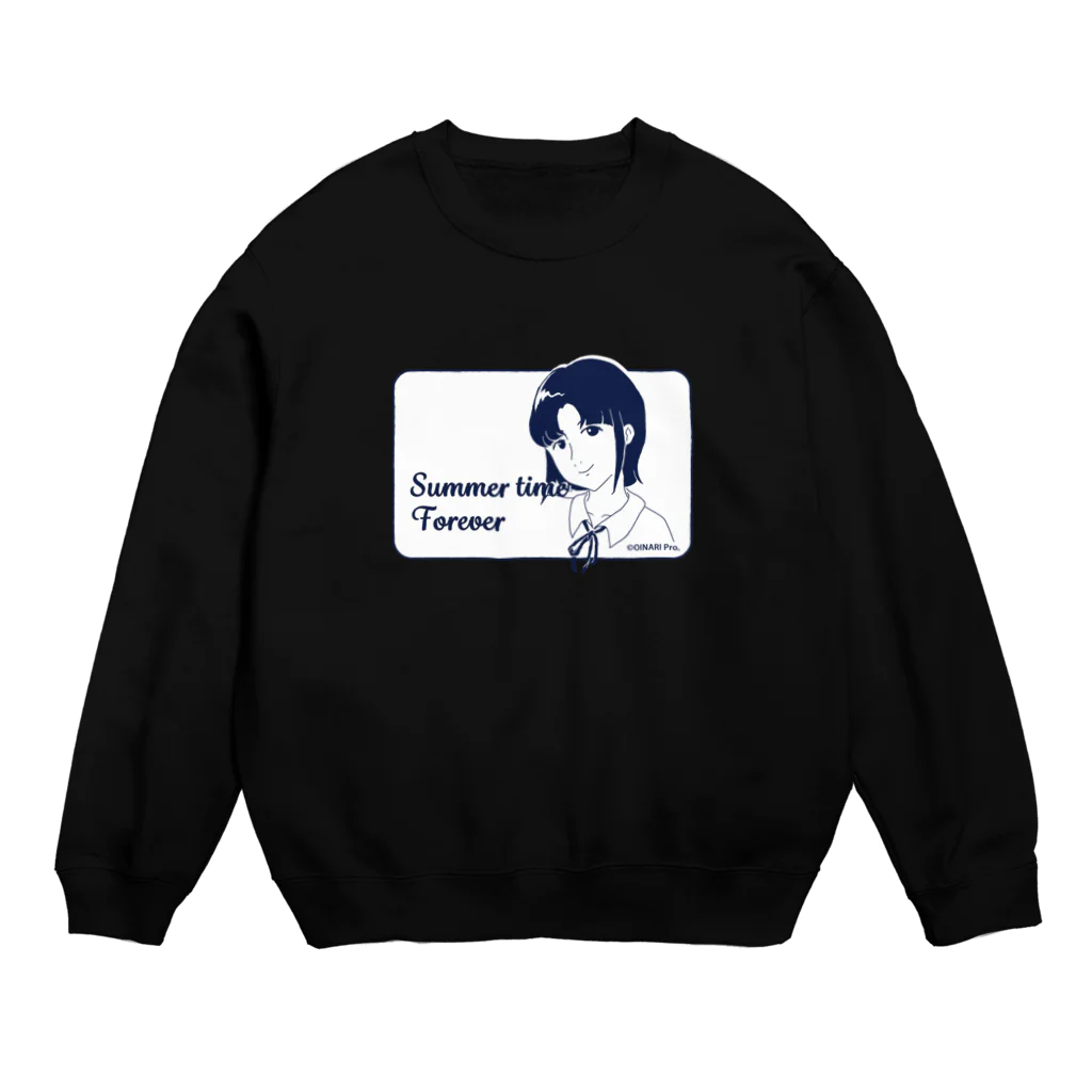 かるがも商店（SUZURI支店）の【三匹と三羽 WWW.】ずっとサマータイム Crew Neck Sweatshirt