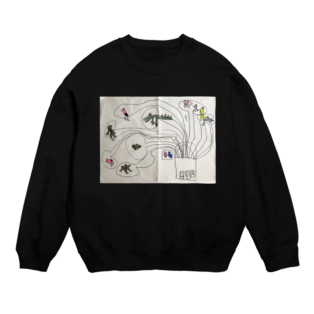 ポルタカリーナサロンの動物園 Crew Neck Sweatshirt