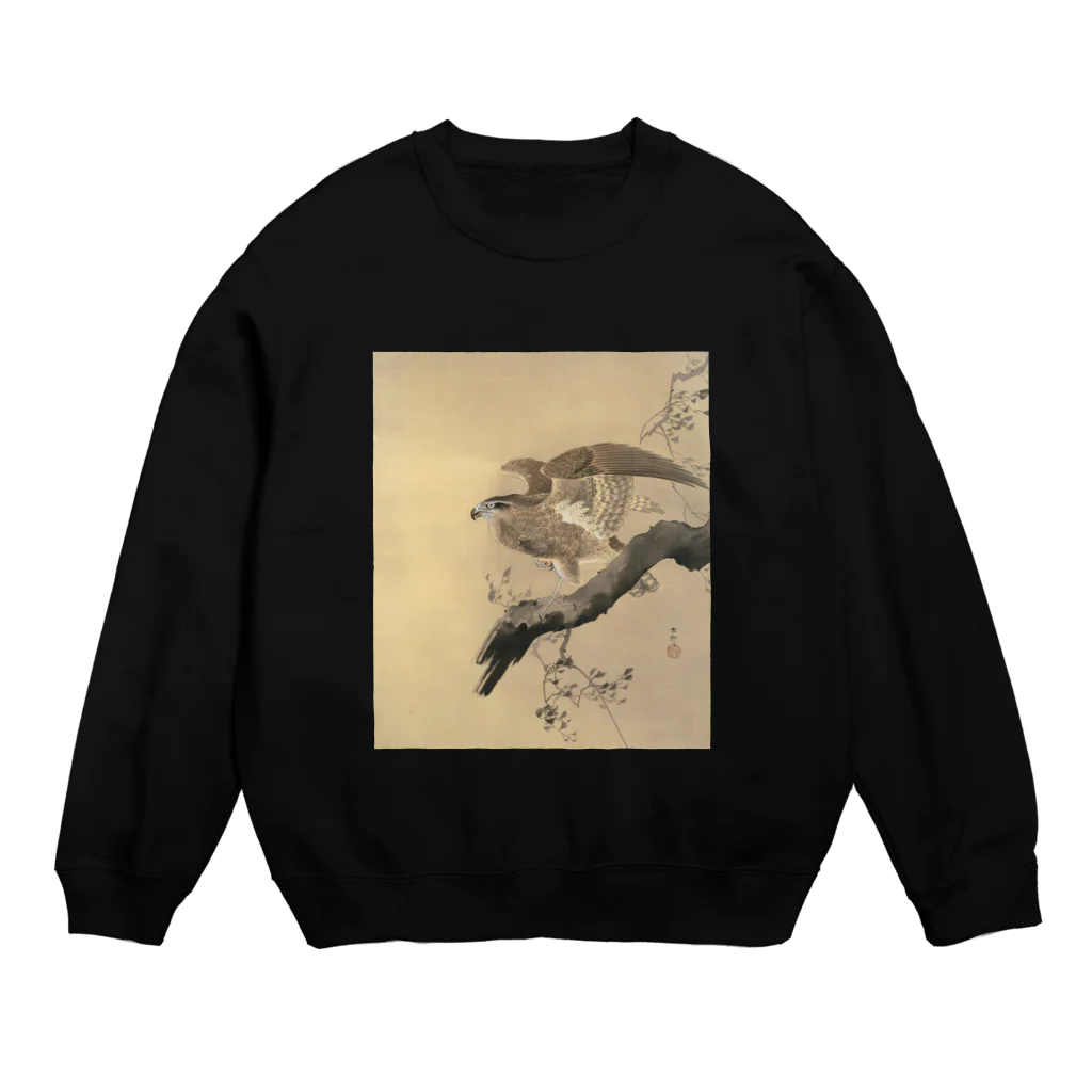 MUGEN ARTの小原古邨　鷹　Ohara Koson / Falcon Crew Neck Sweatshirt