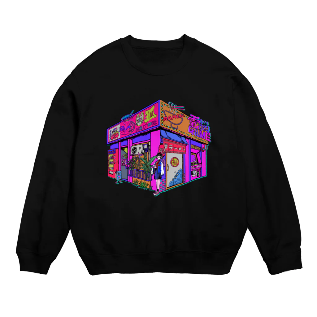 中村杏子のラーメン屋の前で待ち合わせ Crew Neck Sweatshirt