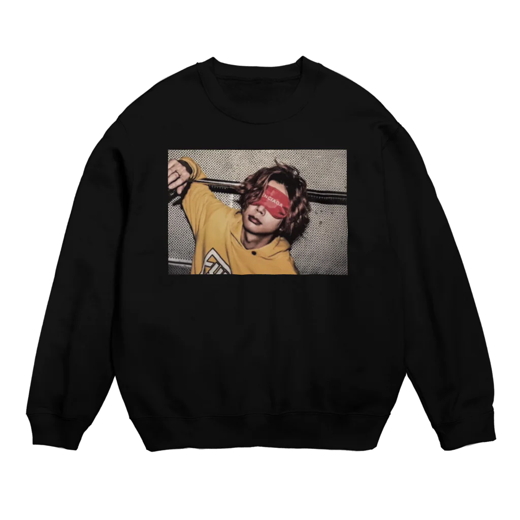 ponpoouのますだくん Crew Neck Sweatshirt