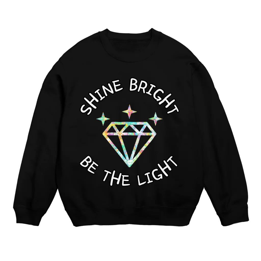 jsprintstudioのShine Bright, Be the Light Crew Neck Sweatshirt