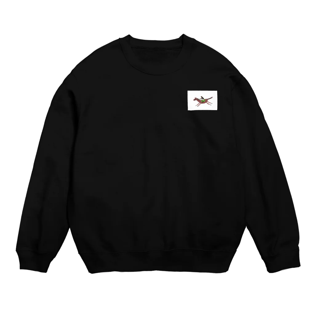 クボタユキの乗馬 Crew Neck Sweatshirt