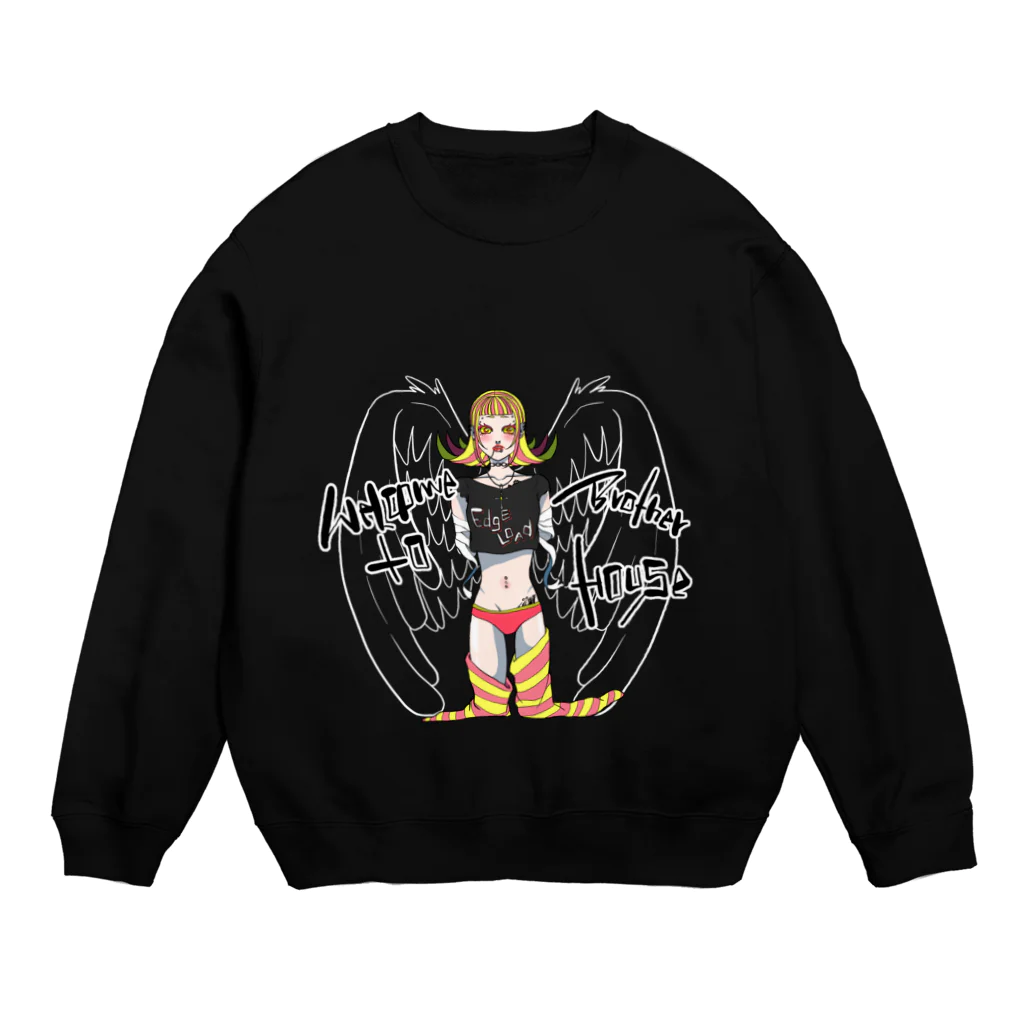 ブラザーハウスのメンヘラ女子 Crew Neck Sweatshirt