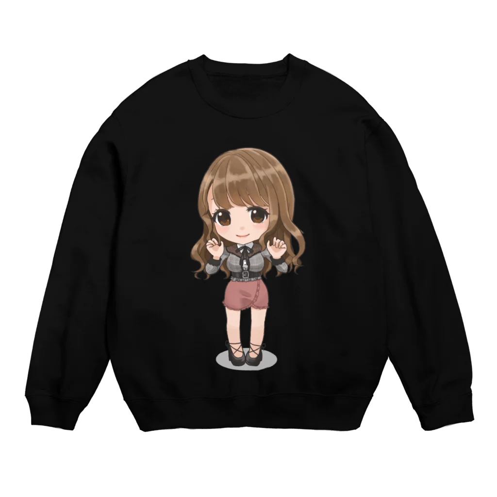 ぽんこつ商店のぽんこつ商店公式グッズ  SDここなし Crew Neck Sweatshirt