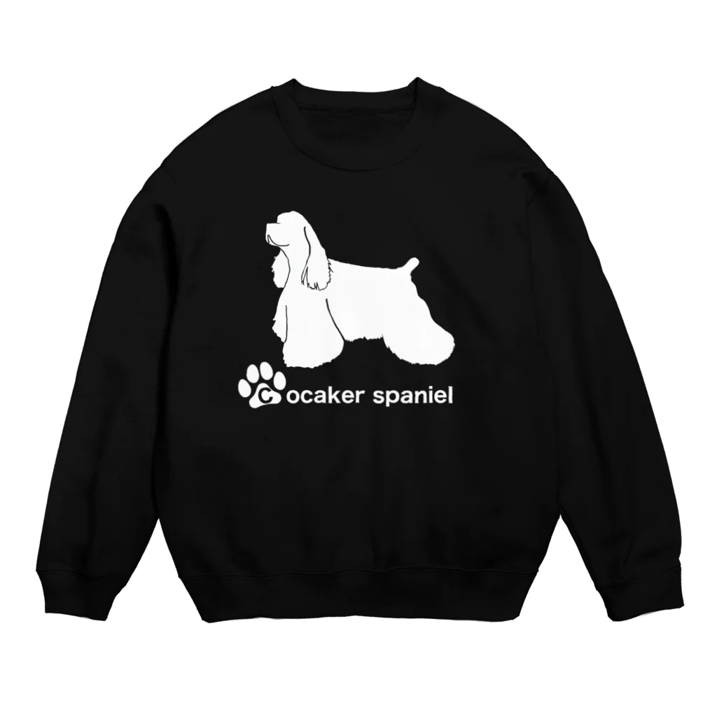 bow and arrow のアメリカンコッカースパニエル Crew Neck Sweatshirt