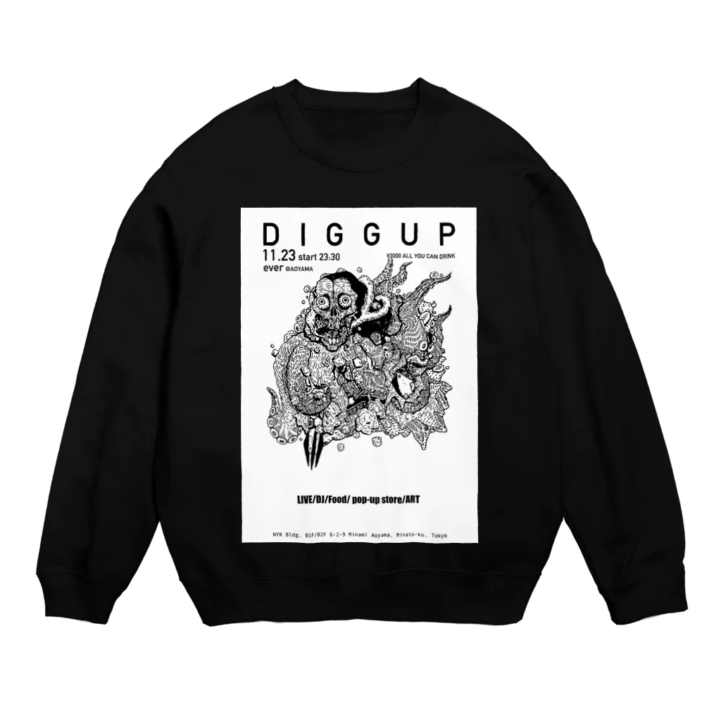 BKMのDIGGUP 第三弾 Crew Neck Sweatshirt