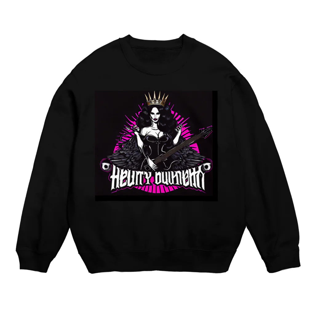 islandmoon13のHeavy Metal Queen　ヘヴィー・メタル Crew Neck Sweatshirt