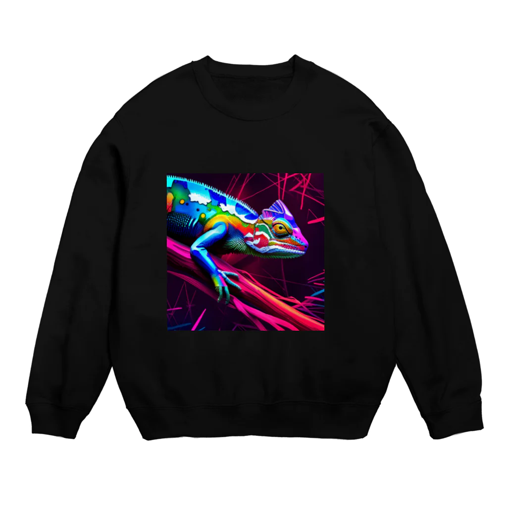 MariElegantのワイルドシリーズ カメレオン Crew Neck Sweatshirt