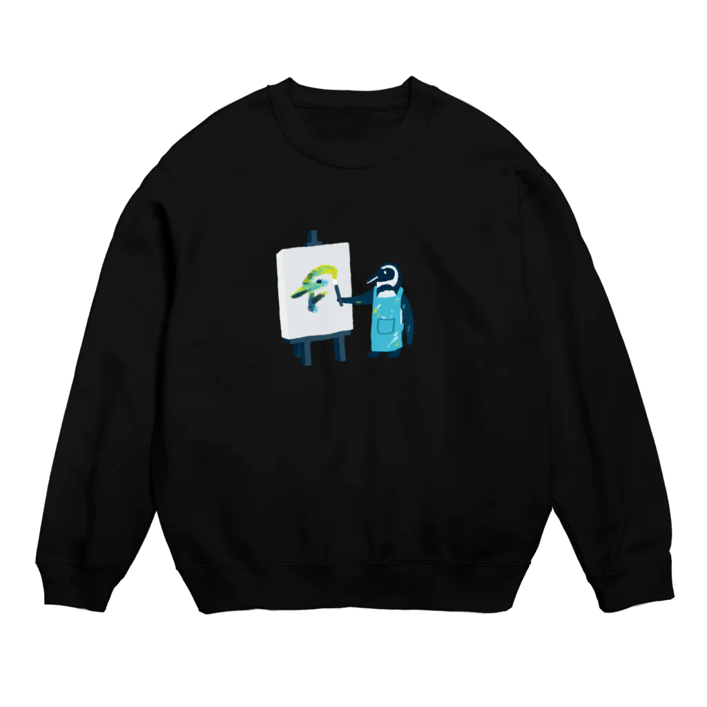 とりやまいろいろグッズのatelier penguin Crew Neck Sweatshirt