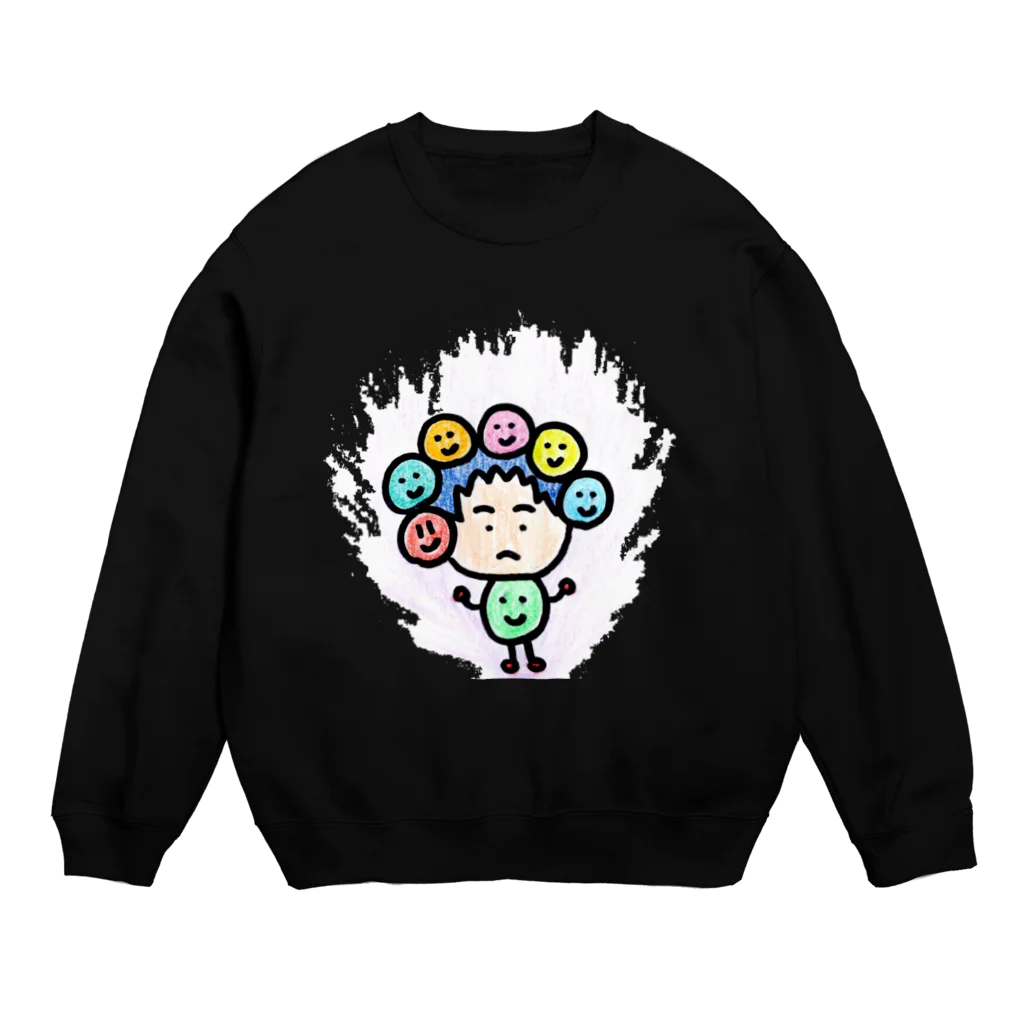 tmy_fのまるくん Crew Neck Sweatshirt