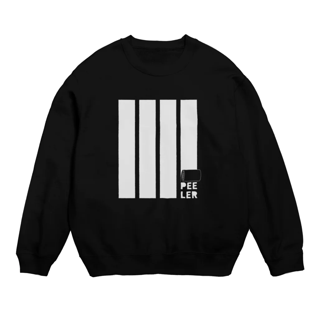 Creative store MのPEELER-08(WT) Crew Neck Sweatshirt