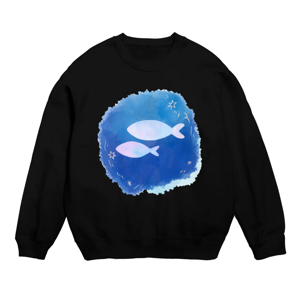 RabbitHouseの儚い魚 Crew Neck Sweatshirt