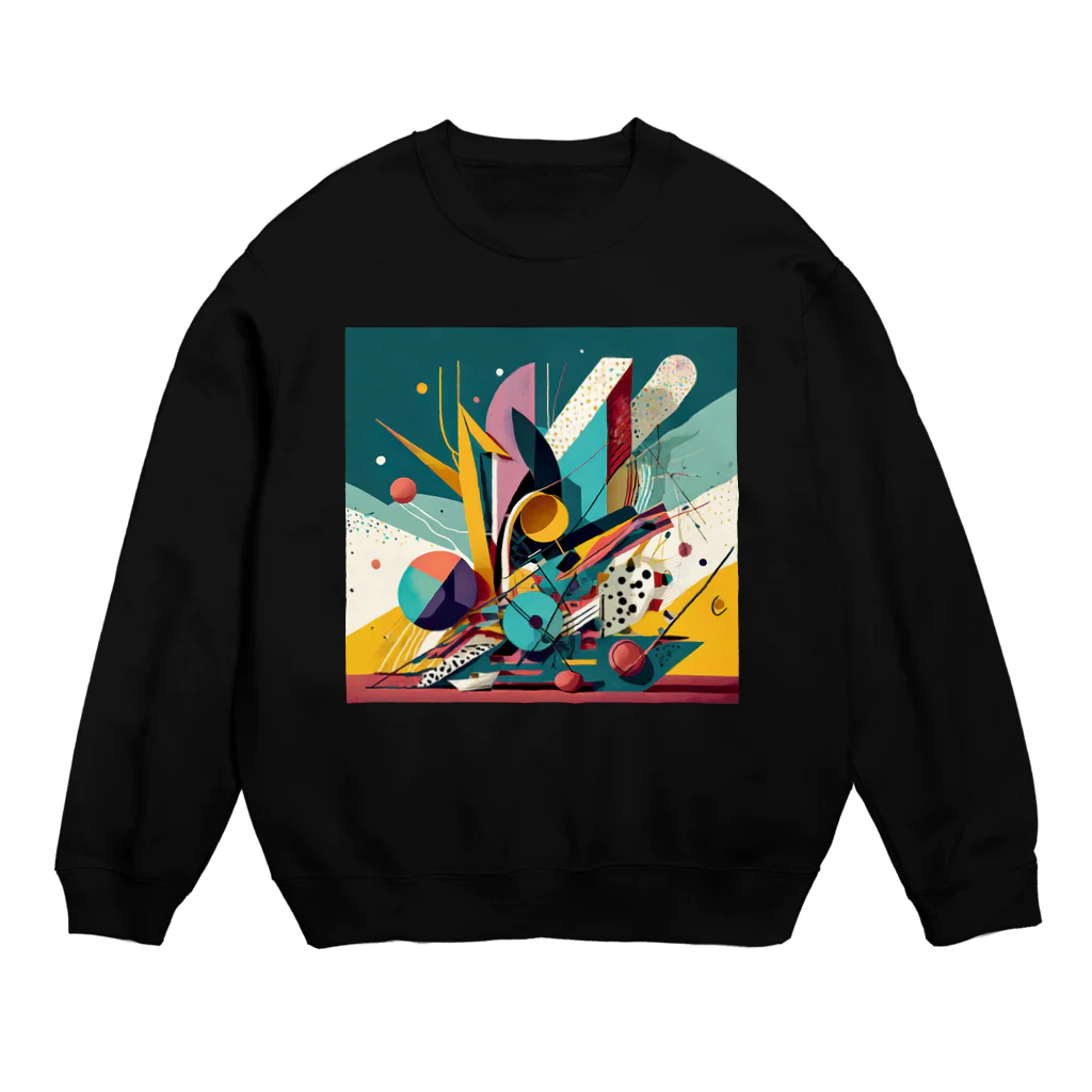 のんびりアート工房のガラクタアート Crew Neck Sweatshirt