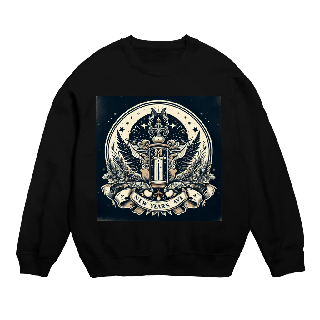 onigorosiの輝く夜のエンブレム Crew Neck Sweatshirt