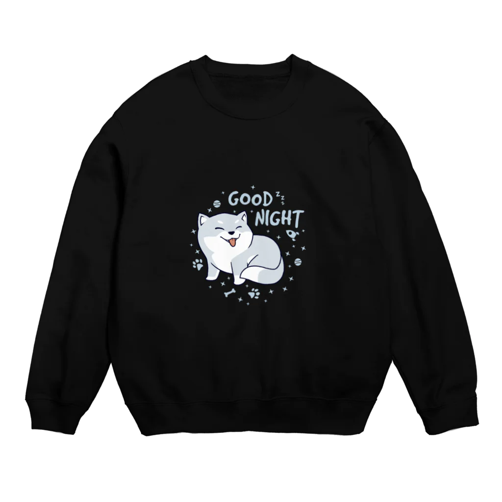 jireh777のグッドナイトワンちゃん Crew Neck Sweatshirt