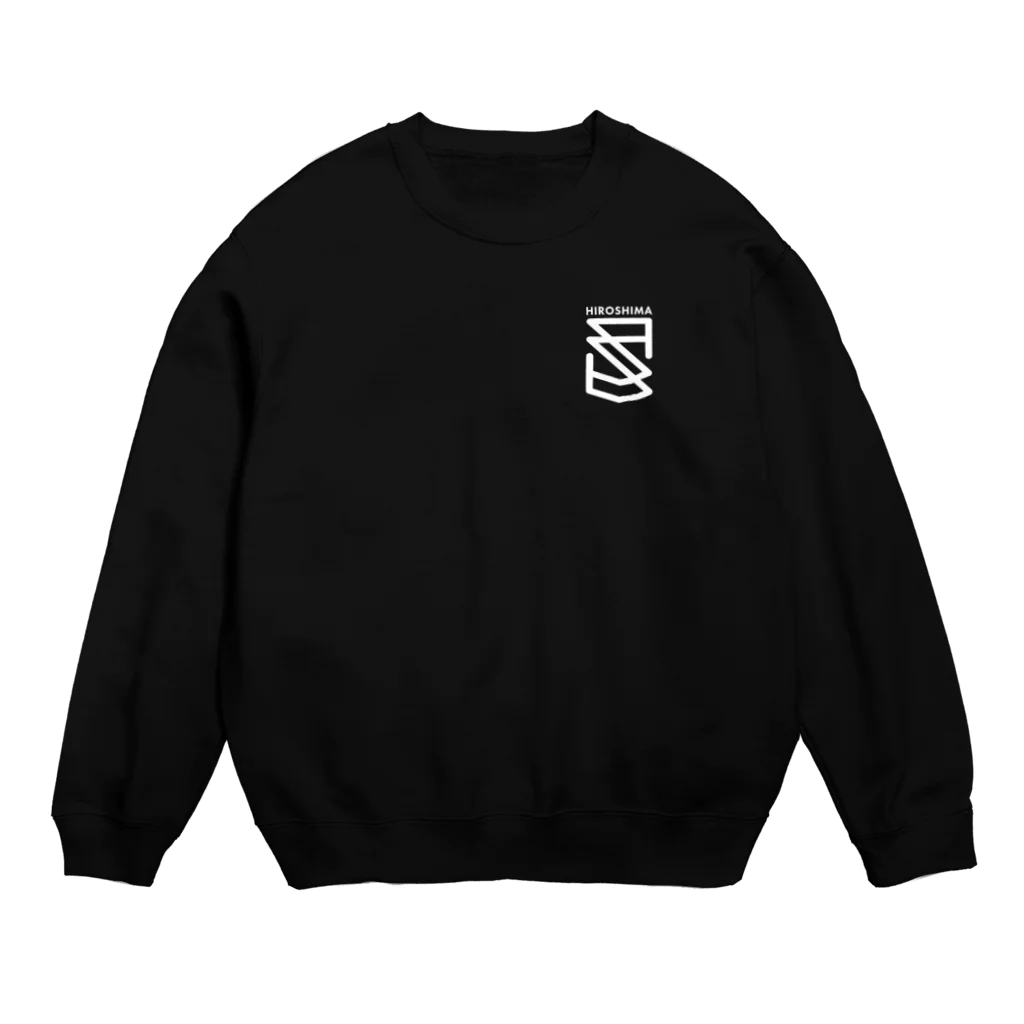 室内サッカーshopのWHITE_LOGO Crew Neck Sweatshirt