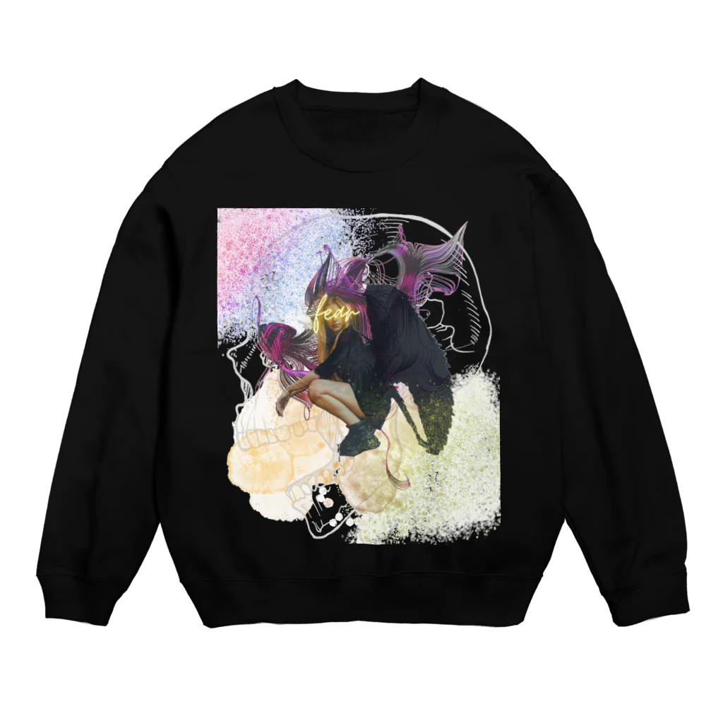 CurtainCallのfear 悪魔 Crew Neck Sweatshirt