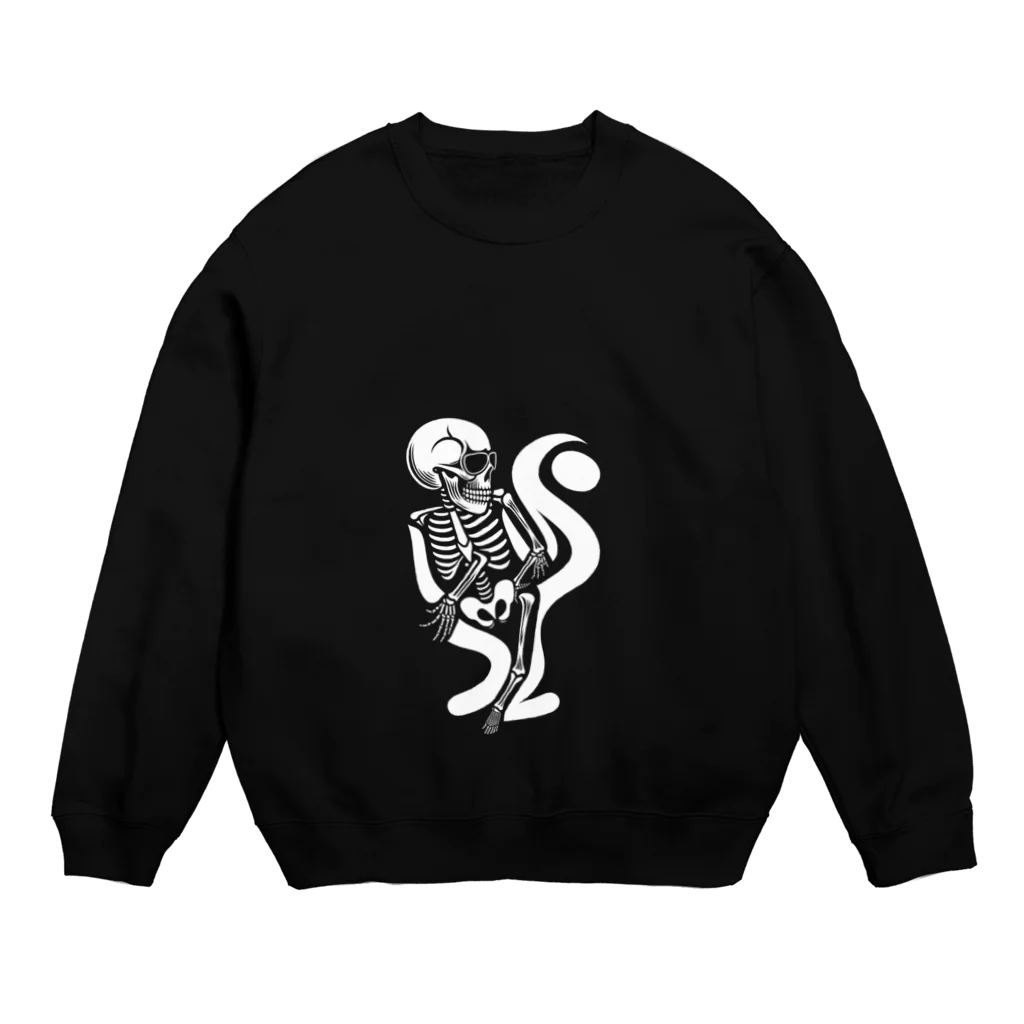 Mushikingのスケルトン Crew Neck Sweatshirt