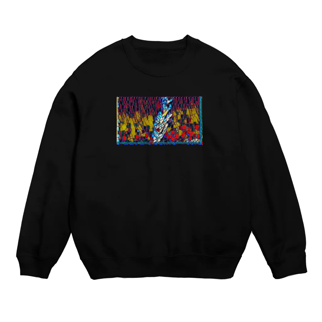 Try Anythingの綺麗なタイルグッズ Crew Neck Sweatshirt