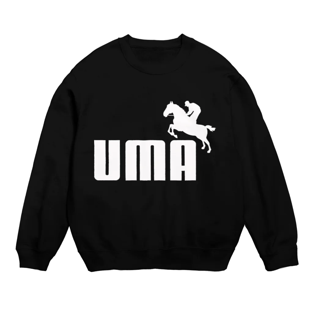 牛川 暗のグッズショップのUMA（白） スウェット