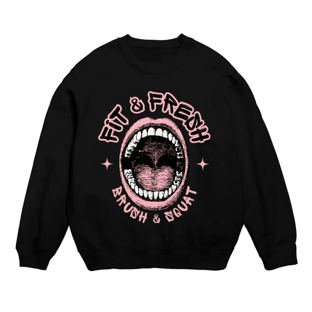 chataro123のFit & Fresh: Brush & Squat Crew Neck Sweatshirt