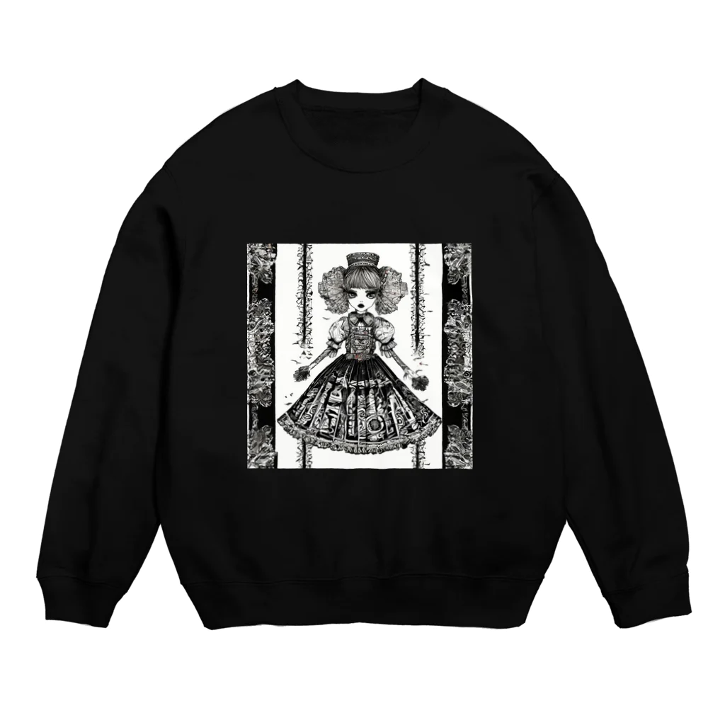 ranunのロリータのつぶやき Crew Neck Sweatshirt