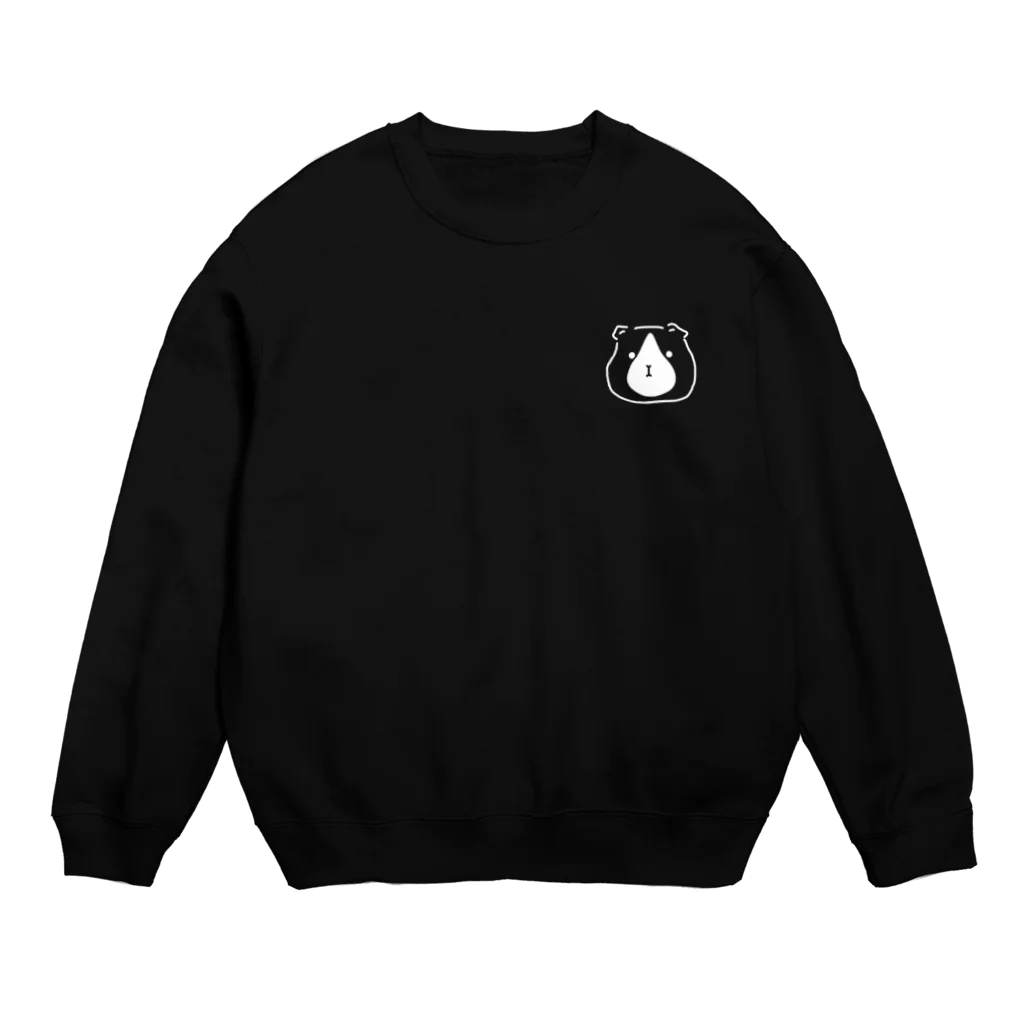 -END-のぽったりモルモット まっしろはなしずくVer. Crew Neck Sweatshirt