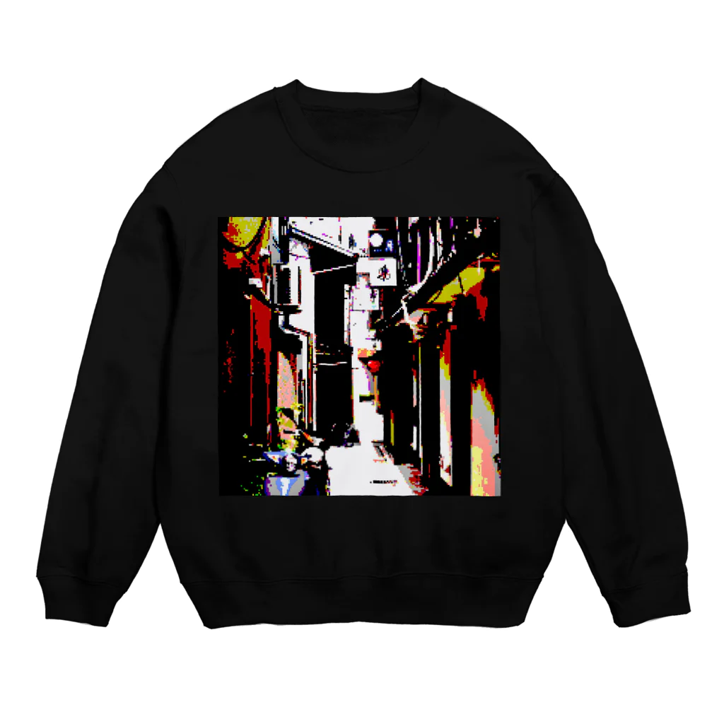 田螺_tanisiのう Crew Neck Sweatshirt