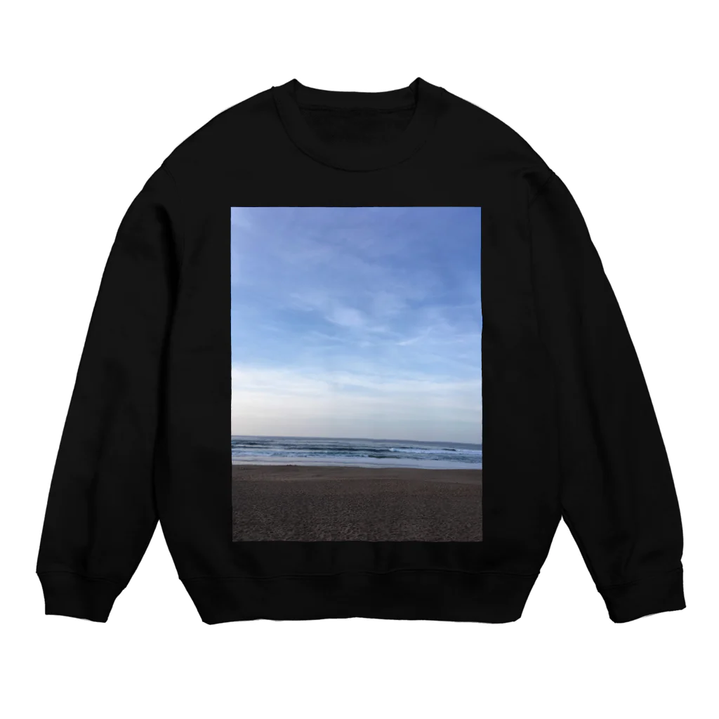 yatu_sae_のocean  Crew Neck Sweatshirt