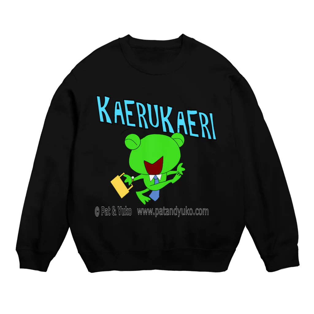 Pat's Worksのフロッグバートの「かえる帰り」 Crew Neck Sweatshirt