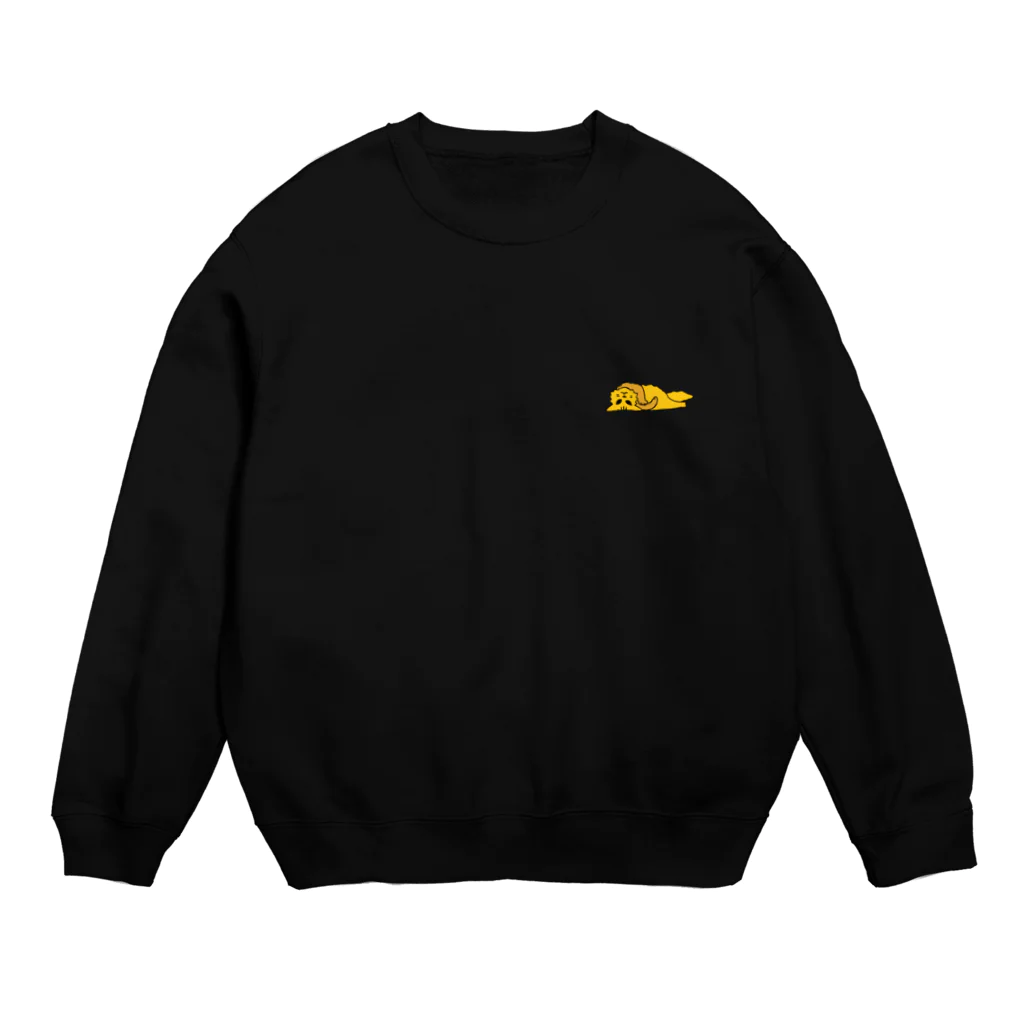 GYOGA猫の仰臥猫カラー（改） Crew Neck Sweatshirt