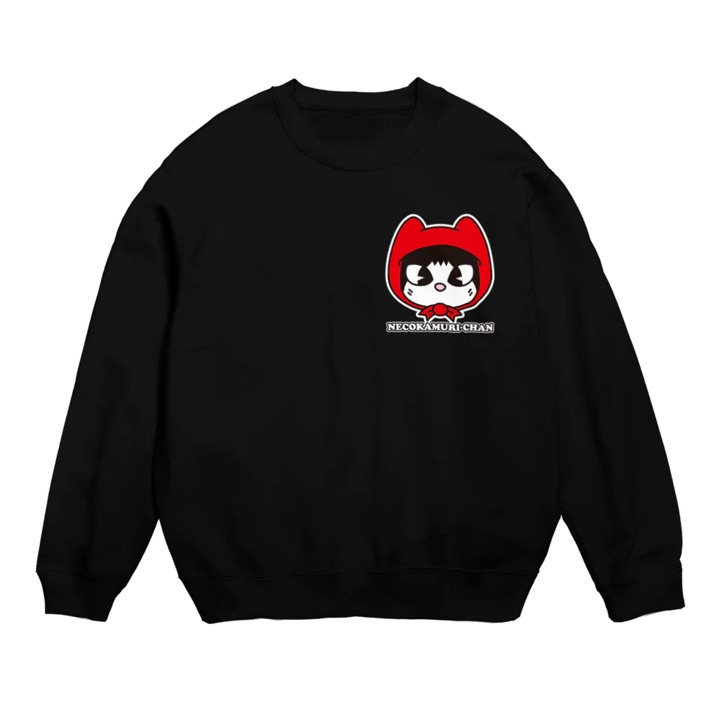 プリント・アイ DESIGN部門のねこかむりちゃん Crew Neck Sweatshirt