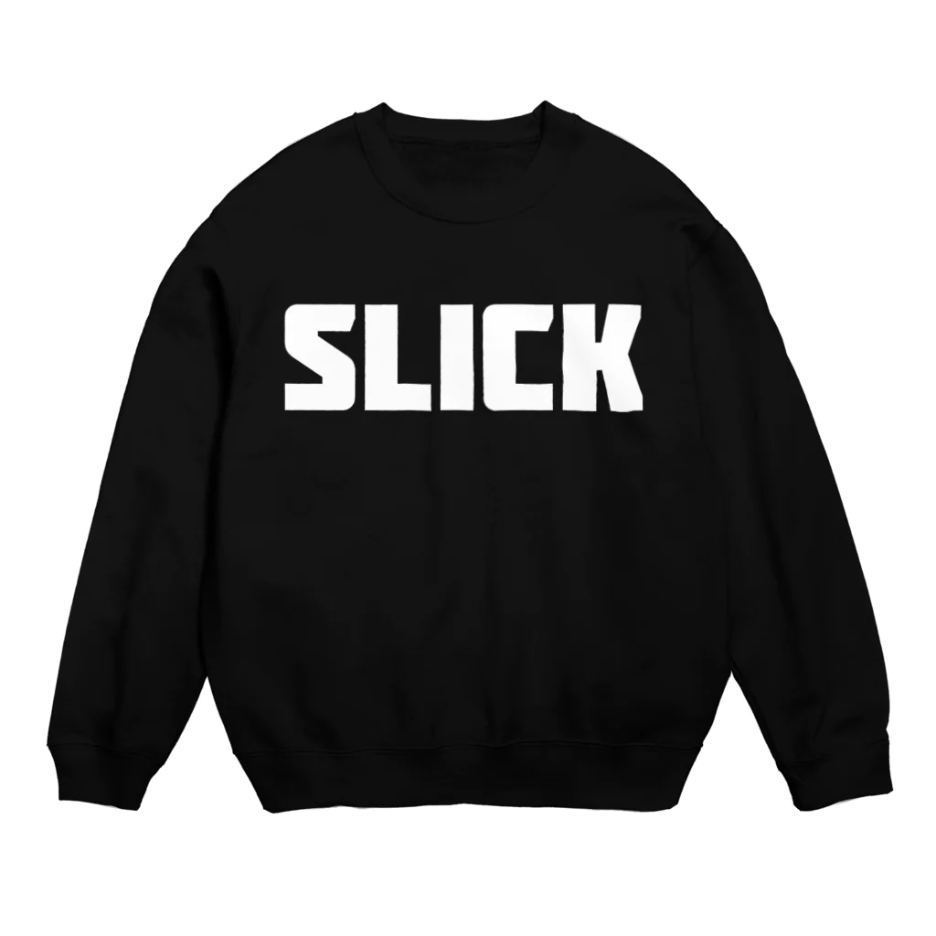 AliviostaのSlick スリック B シンプルBIGロゴ ストリートファッション Crew Neck Sweatshirt