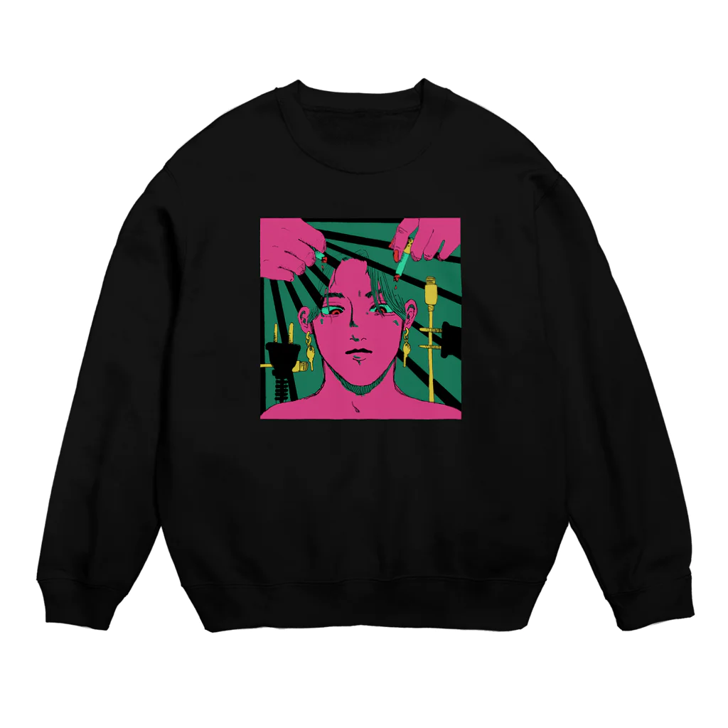 ﾕｲﾅの充電 Crew Neck Sweatshirt