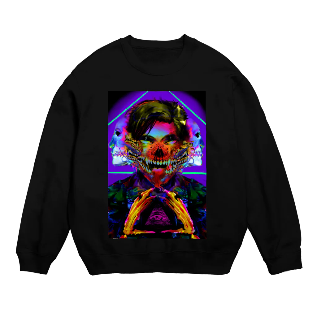 Salem MeatyardのEARTHQUAKE Crew Neck Sweatshirt