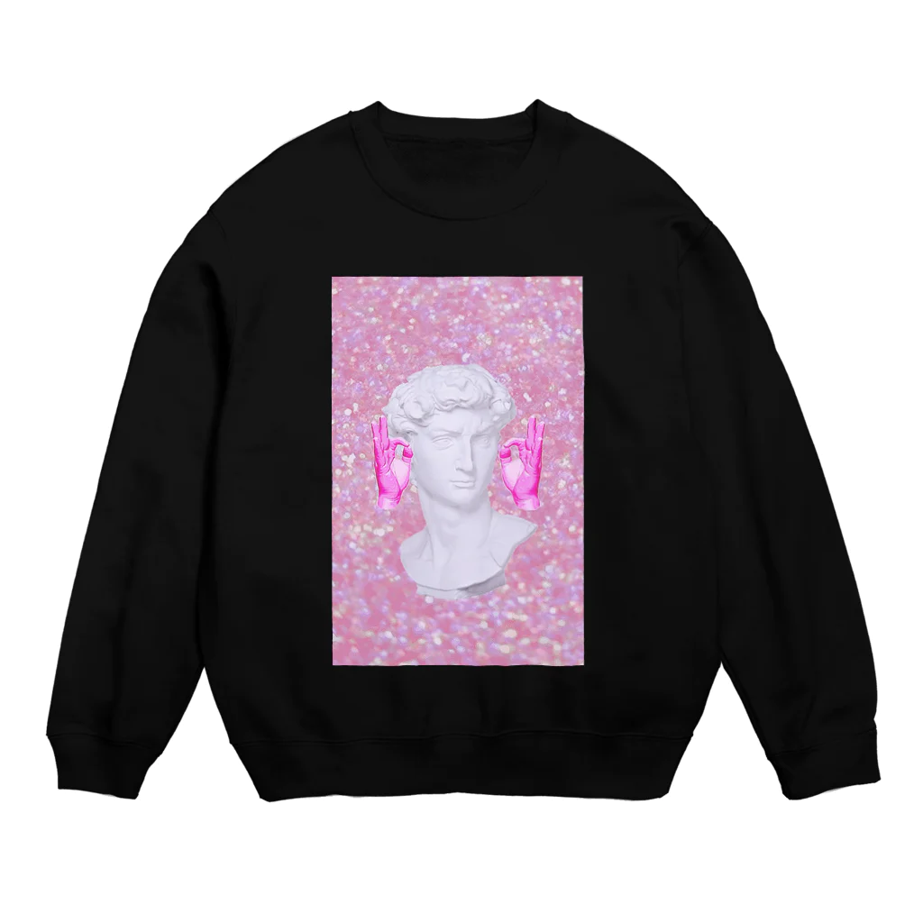 momohamの弾けよう Crew Neck Sweatshirt