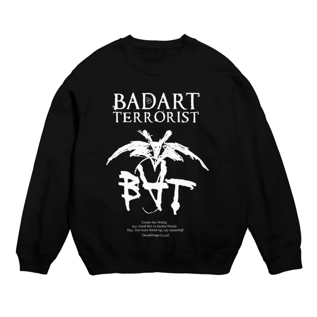 DieodeDesign2022のBATEMBLEM Crew Neck Sweatshirt