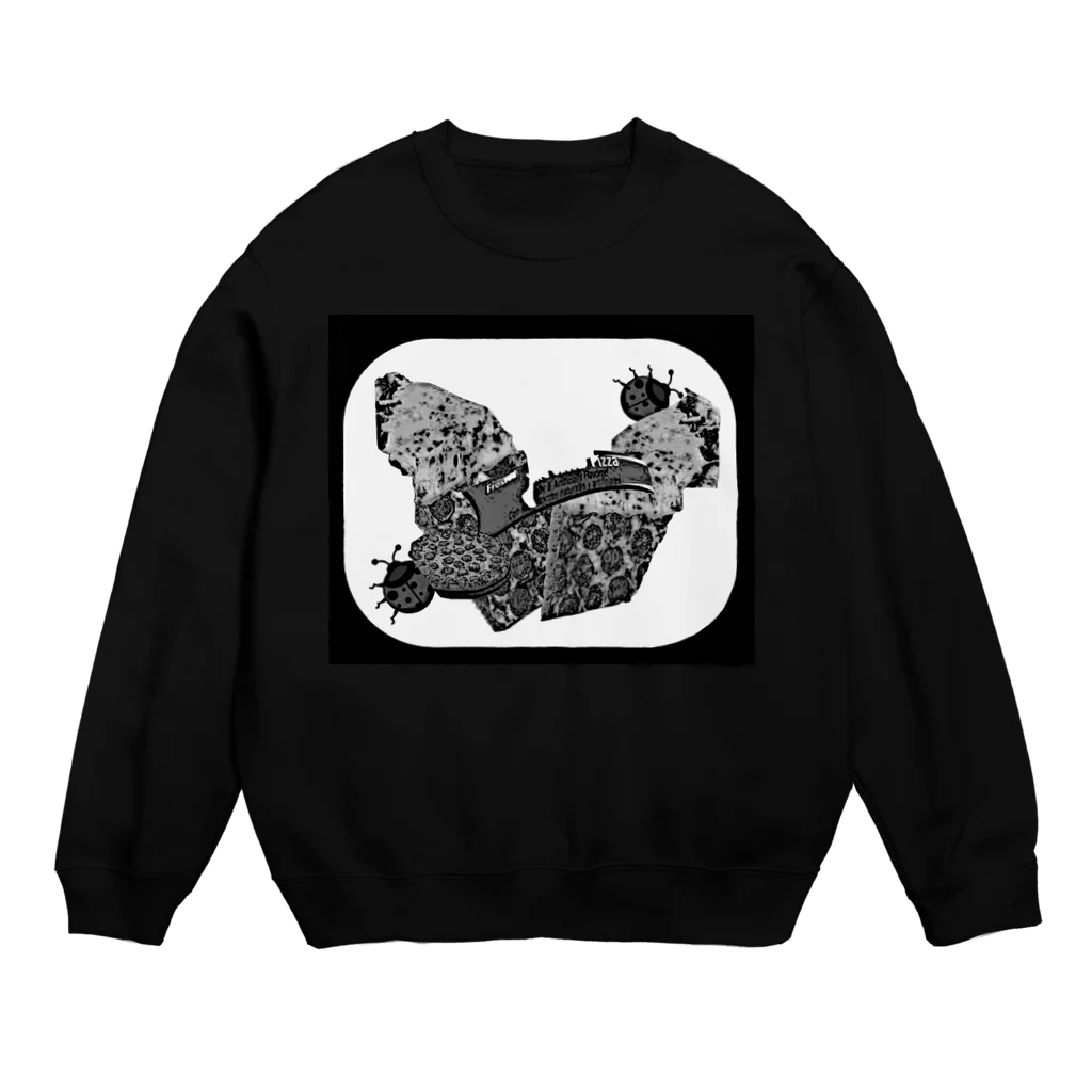 malienのてんとう虫ピザ Crew Neck Sweatshirt