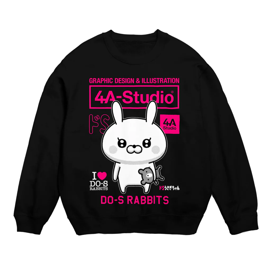 4A-Studio（よんえーすたじお）のドＳうさぎちゃん（クレイジーVer.） Crew Neck Sweatshirt