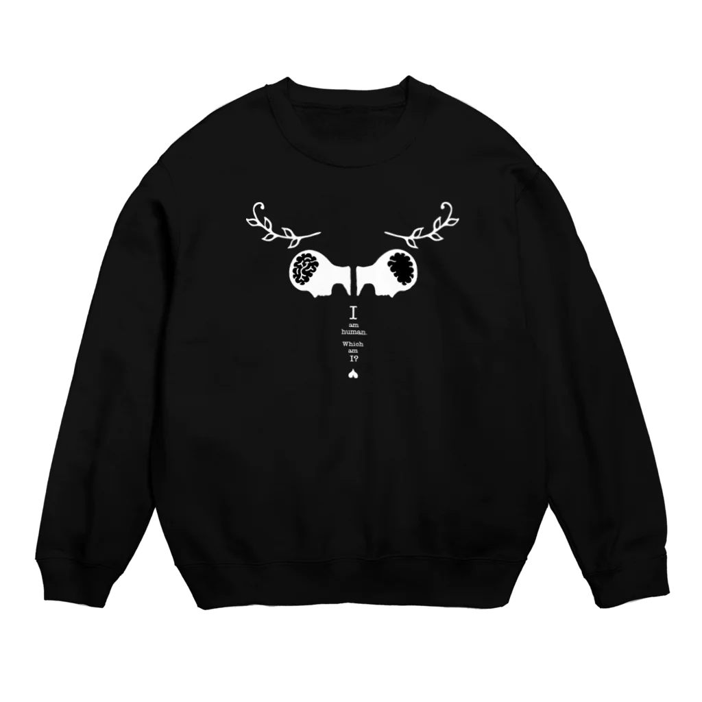 sapphirusのI am human.　Goat ver ♡『このアイテムについて』のメッセージをチェック Crew Neck Sweatshirt