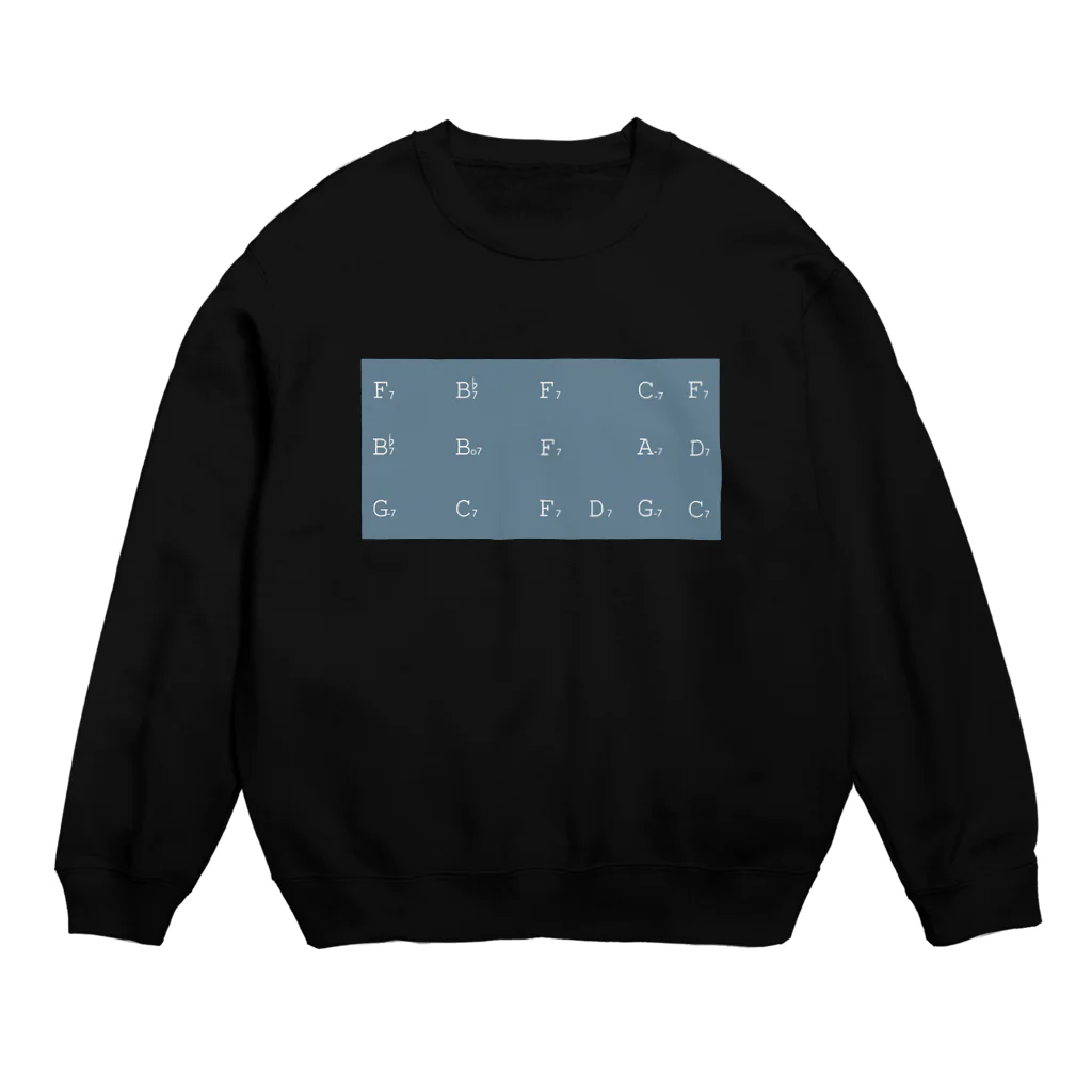 は°᷉のJazz Blues inF Crew Neck Sweatshirt