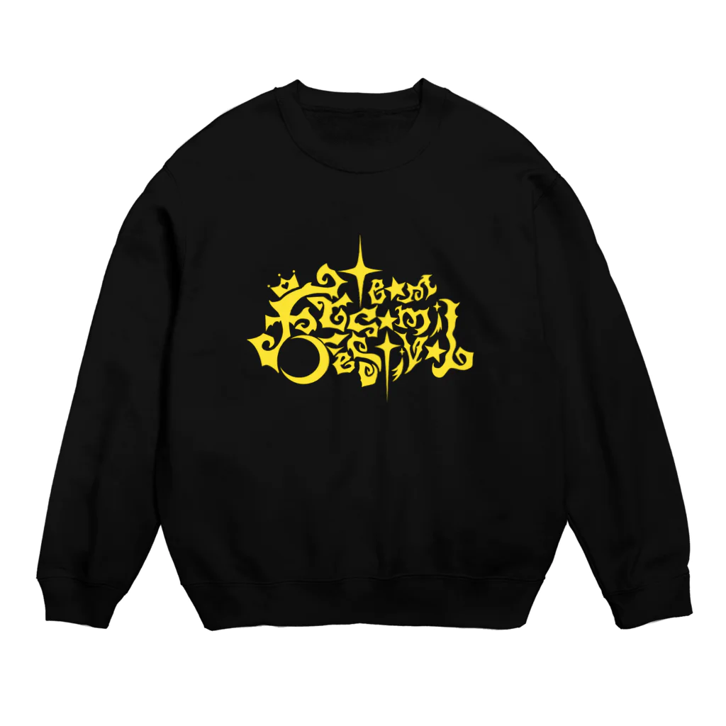 Asamiフェスグッズ WEB STOREのスウェット2019黄色 Crew Neck Sweatshirt