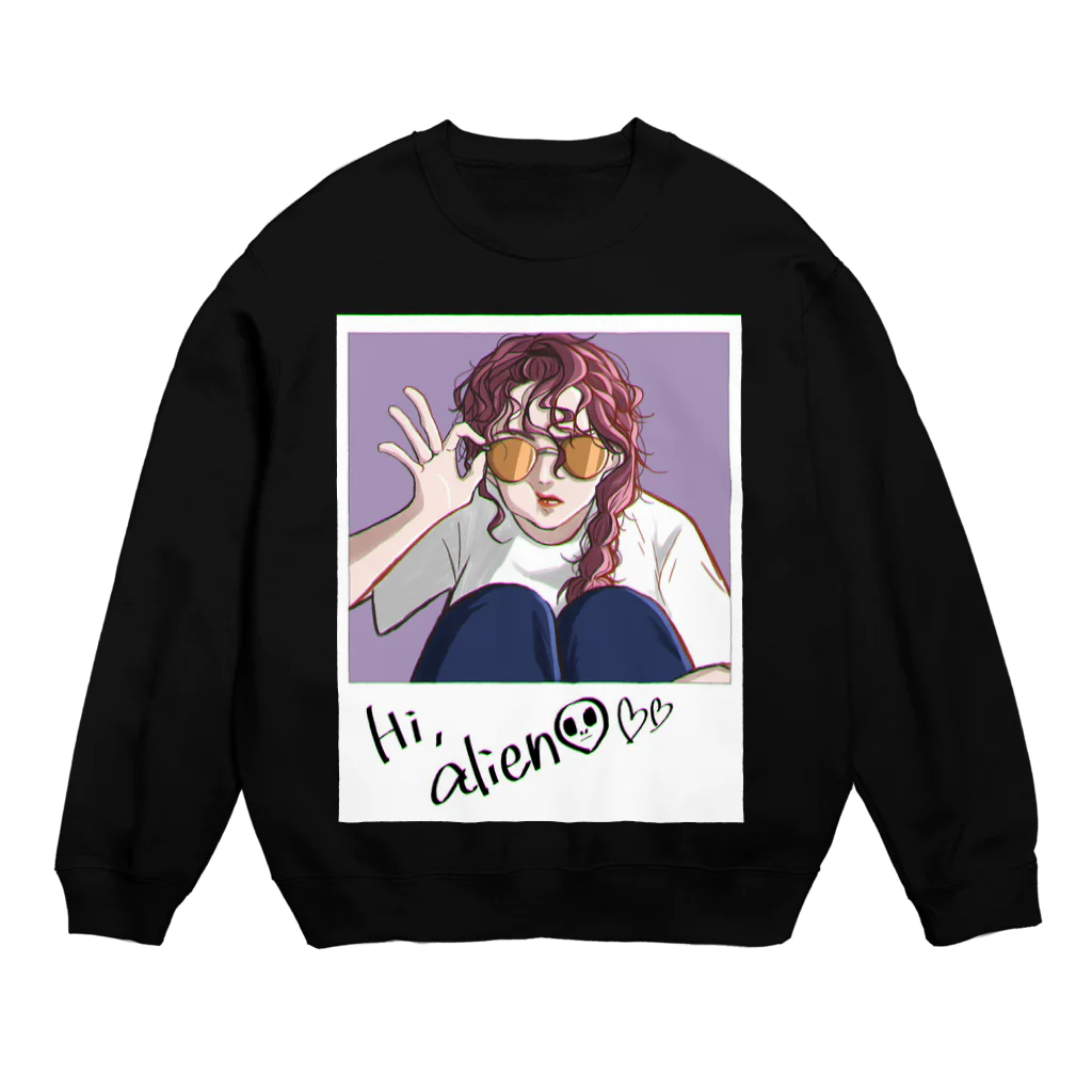 bababa555のサングラスchan Crew Neck Sweatshirt