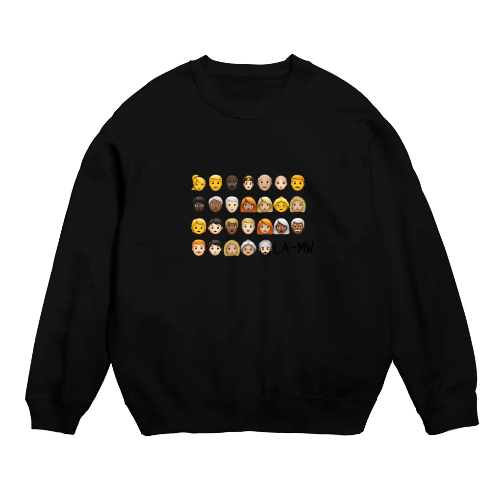 LA・MW（ラ・ムー）の多国籍みんな友達 Crew Neck Sweatshirt