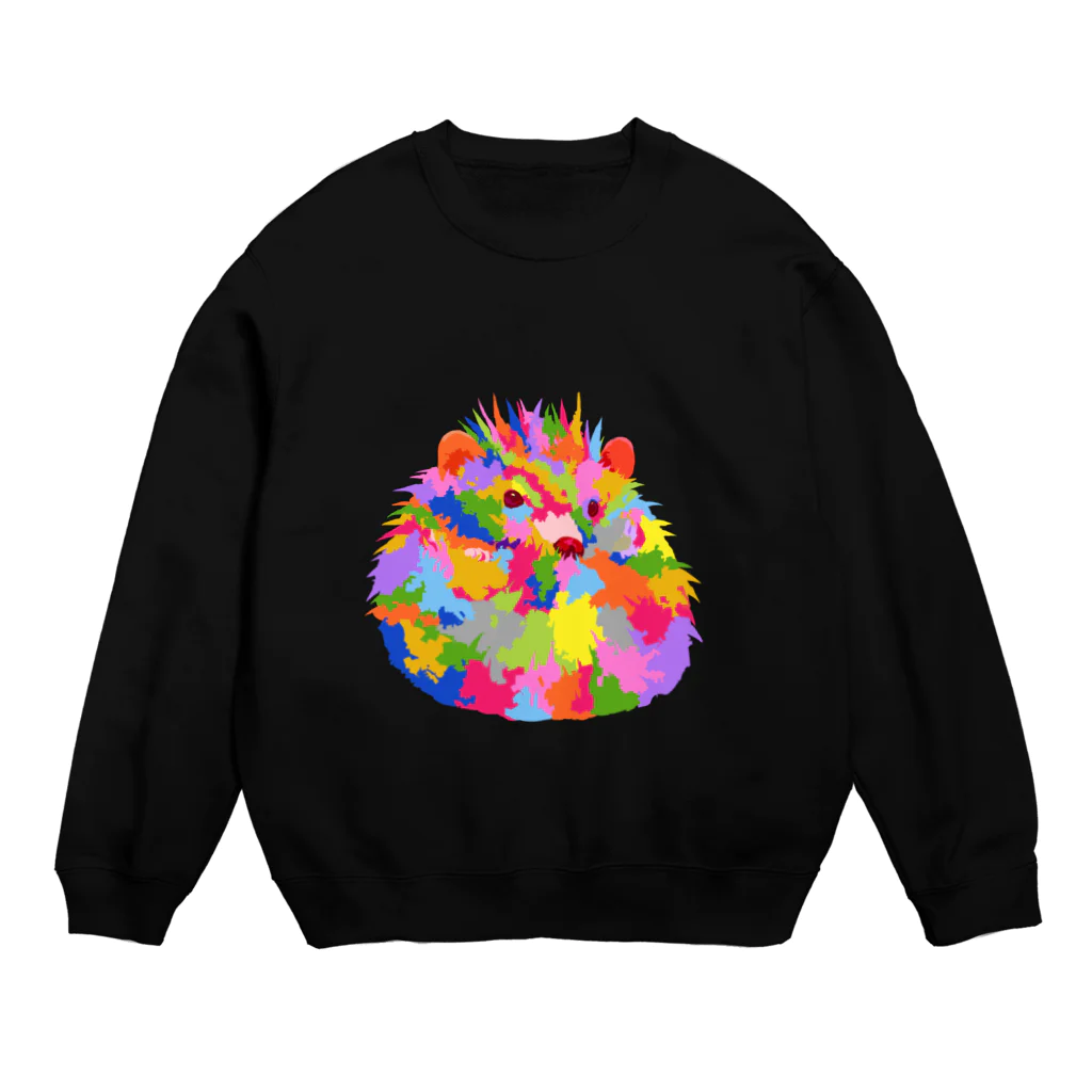 meiroのハリネズミ Crew Neck Sweatshirt