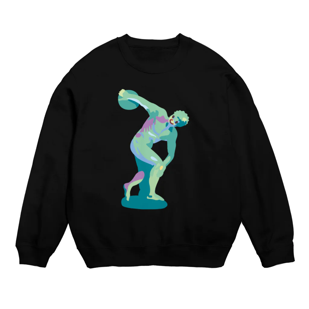 manaBeeのミュロンの円盤投げ Crew Neck Sweatshirt