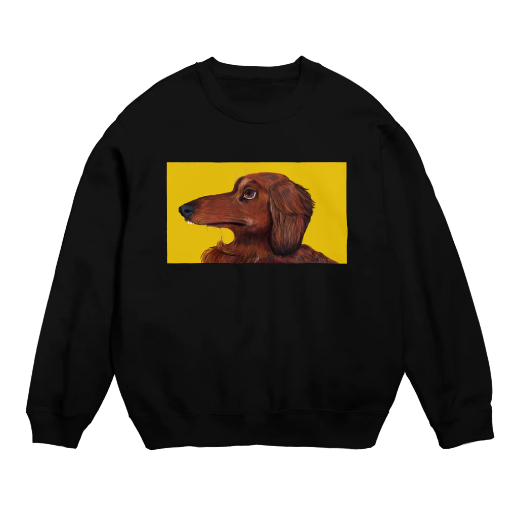 てりとりのでっぱ犬 Crew Neck Sweatshirt